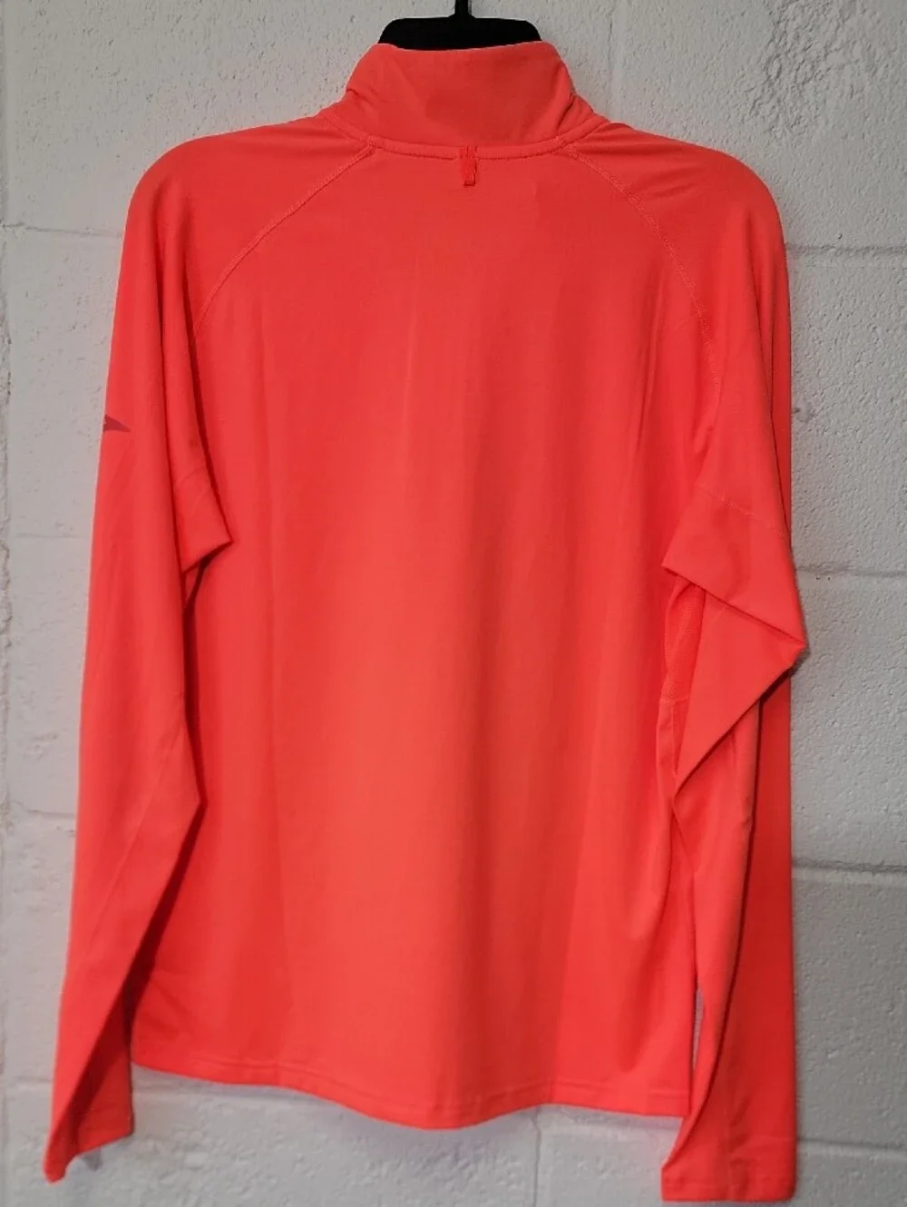 Brooks Coral Long-Sleeve Half-Zip Swim Rash Guard